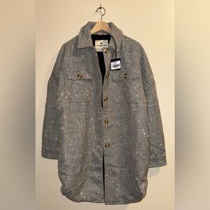 NWT The Normal Brand - Frieda Shacket - Greyston Nep - Medium